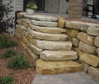 Natural Stone Retaining Walls