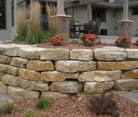 Natural Stone Retaining Walls