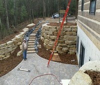 Natural Stone Retaining Walls