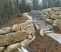 Natural Stone Retaining Walls