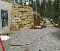 Natural Stone Retaining Walls