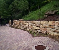 Natural Stone Retaining Walls