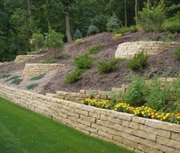 Natural Stone Retaining Walls