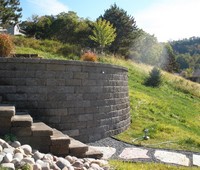 Concrete Block Retaining Walls